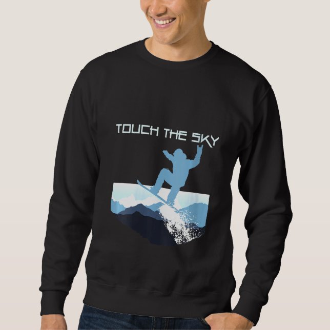 Sweatshirt Womens Snowboard Mountain Snowboard Freestyle T (Devant)