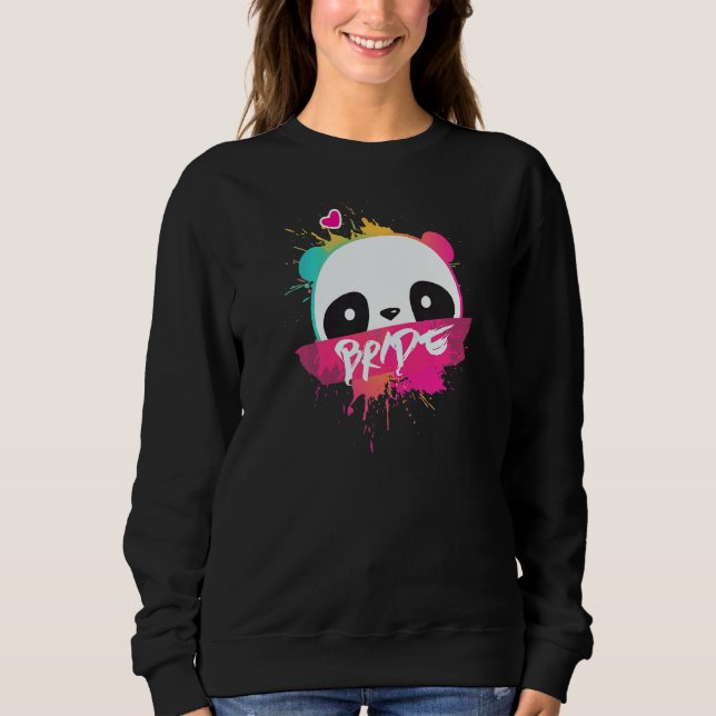 Sweatshirt Womens The Bride  Women Bachelorette Hen Night Par (Devant)