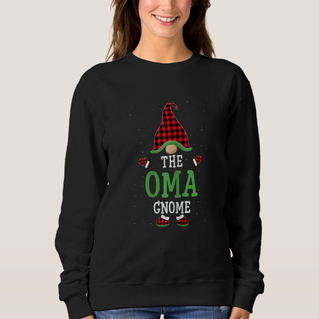 Sweatshirt Womens The Oma Gnome  Group Matching Oma Christmas (Devant)