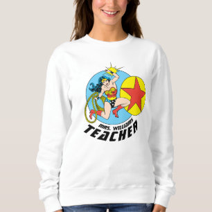 Sweatshirt Wonder Woman Étoile rouge enseignant
