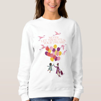 Sweatshirt Wonka "Ne les laissez jamais voler vos rêves"
