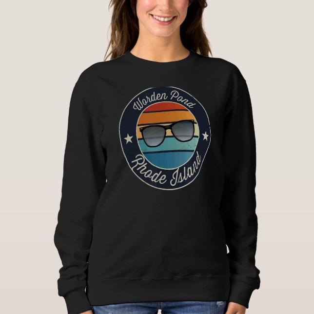 Sweatshirt Worden Pond Rhode Island Souvenir (Devant)