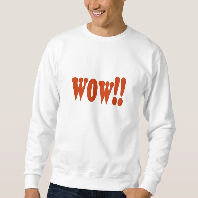 Sweatshirt wow (Devant)
