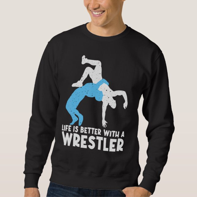 Sweatshirt Wrestling For Wrestler Men Women Wrestling (Devant)