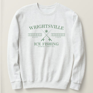 Sweatshirt Wrightsville Beach Ice Fishing, Caroline du Nord