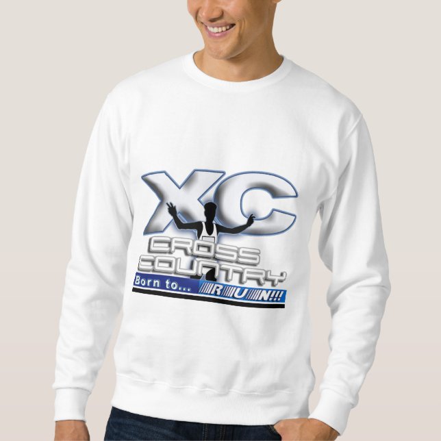 SWEATSHIRT XC - PAYS CROISÉ - SOUTENU POUR COURIR ! (Devant)