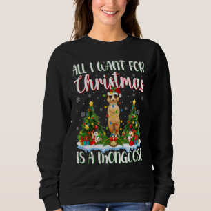 Sweatshirt Xmas Lighting Père Noël Tout Ce Que Je Veux Pour N