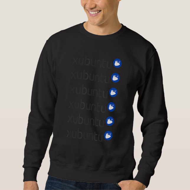 Sweatshirt Xubuntu  Environnement de bureau Xfce Ubuntu Linux (Devant)