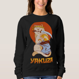 Sweatshirt Yakuza Chat Japonais Samurai épée Katana Japon Tig