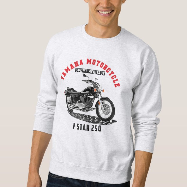 Sweatshirt YAMAHA V STAR 250 - T-shirt de créateur personnali (Devant)