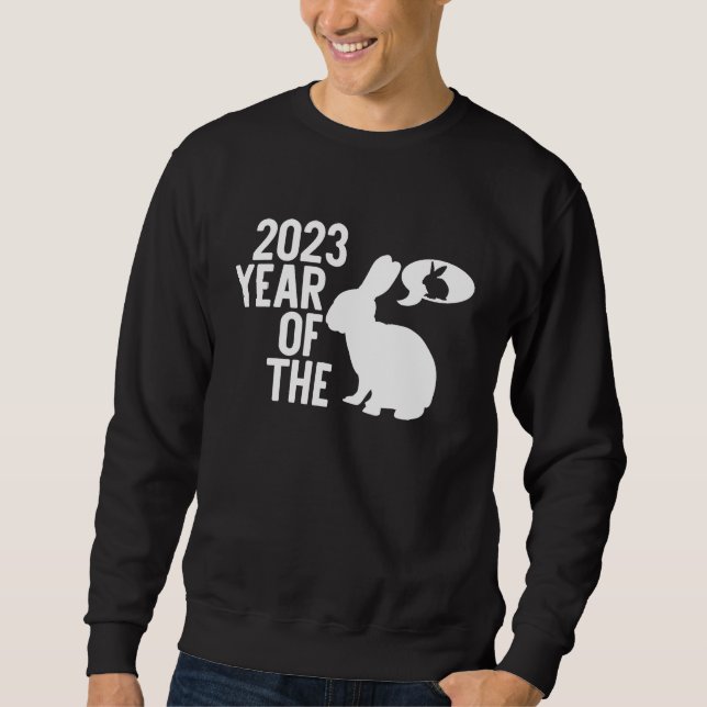 Sweatshirt Year Of The Rabbit 2023 Happy Chinese Lunar New Ye (Devant)