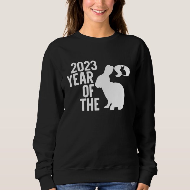Sweatshirt Year Of The Rabbit 2023 Happy Chinese Lunar New Ye (Devant)