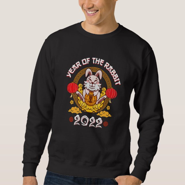 Sweatshirt Year of the Rabbit 2023  Happy Chinese New Year 20 (Devant)