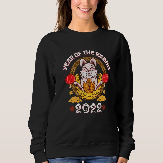 Sweatshirt Year of the Rabbit 2023  Happy Chinese New Year 20 (Devant)