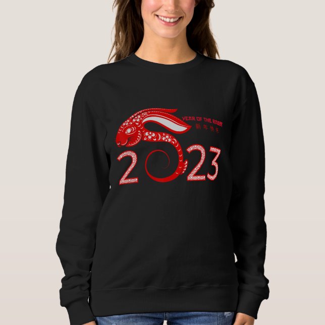 Sweatshirt Years Of The Rabbit Chinese New Years Kids Toddler (Devant)
