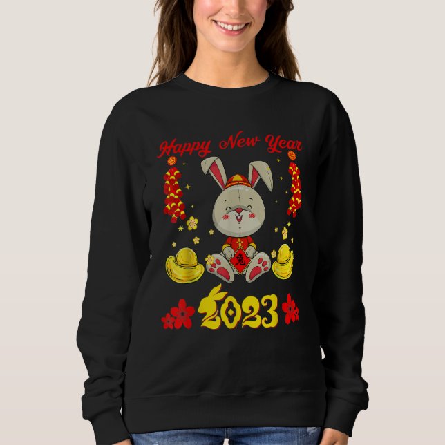 Sweatshirt Years Of The Rabbit Chinese New Years Kids Toddler (Devant)
