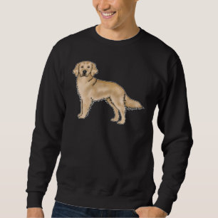 Sweatshirt Yellow Golden Retriever mignon dessin de chien de 