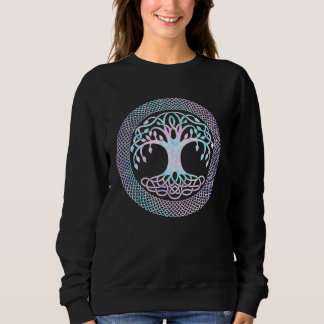 Sweatshirt Yggdrasil Arbre Celtique de Vie Tie Dyed Nordique 