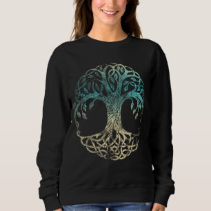 Sweatshirt Yggdrasil Arbre De Vie Norse Viking Symbole Worn C