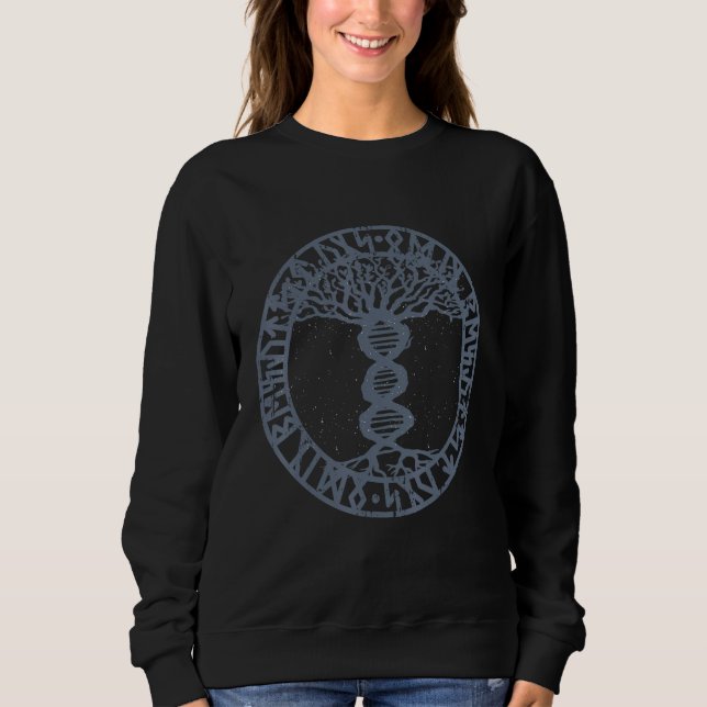 Sweatshirt Yggdrasil Viking Tree Of Life Norse Mythology Worl (Devant)