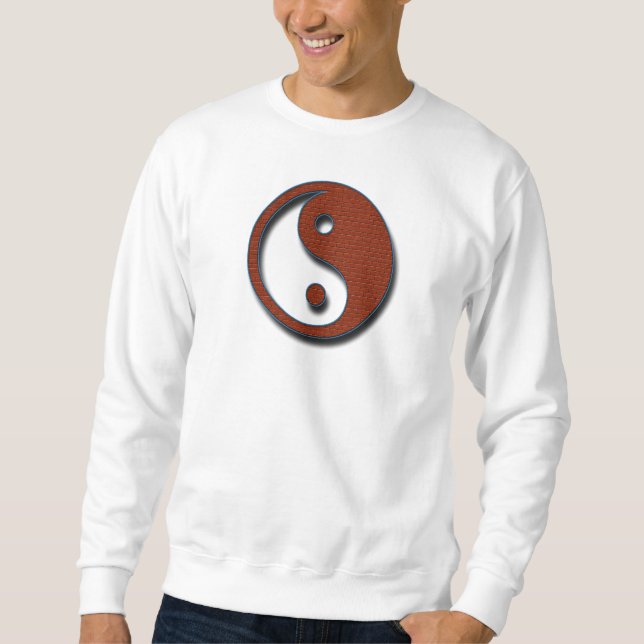 Sweatshirt Yin Yang par Shirley Taylor (Devant)