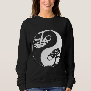 Sweatshirt Ying Yang Bonsai Tree Philosophie - Lumière et Som
