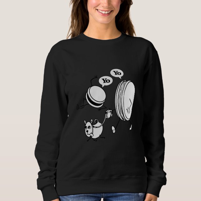 Sweatshirt Yo Yo Walking The Dog Yoyo Toy Professional (Devant)