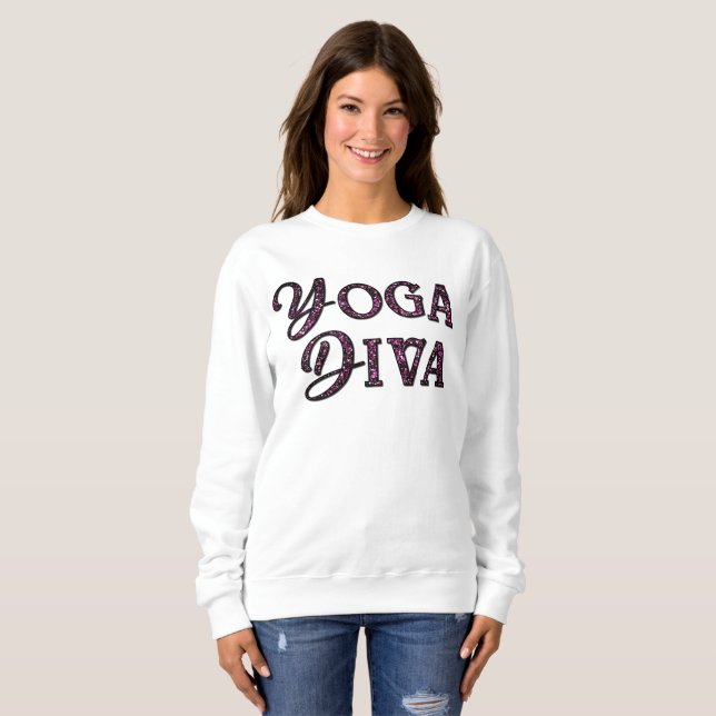 SWEATSHIRT YOGA DIVA (Devant entier)