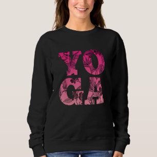 Sweatshirt Yoga Fleurs Namaste Méditation Bouddhisme Chakra M