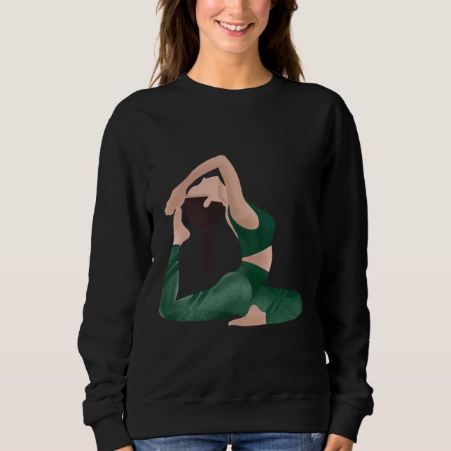 Sweatshirt Yoga girl 82 (Devant)