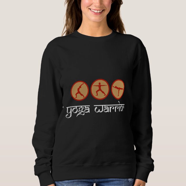 Sweatshirt Yoga guerrier Yoga (Devant)