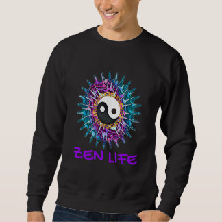 Sweatshirt Yoga La Vie Zen Yoga Pour Méditation Yoga Om 1