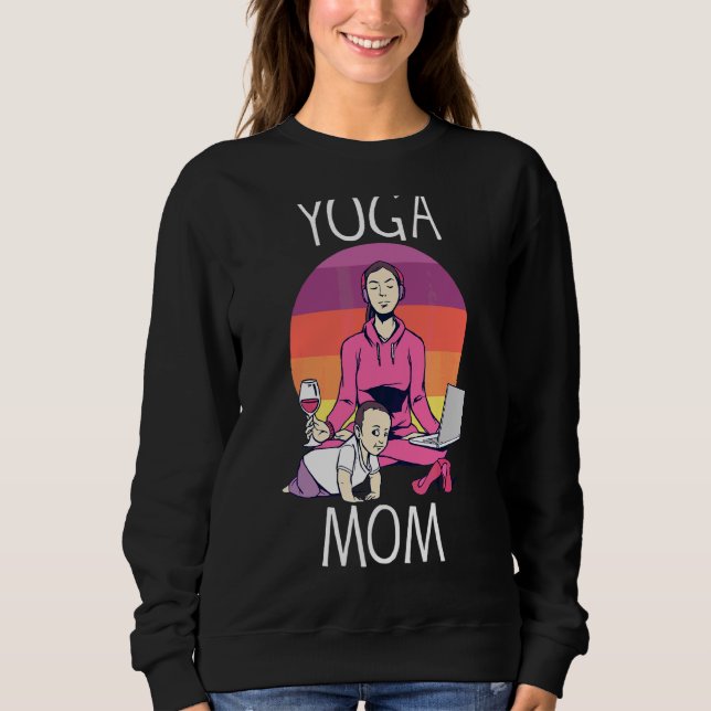 Sweatshirt Yoga Maman 1 (Devant)