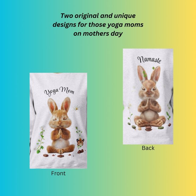 Sweatshirt Yoga Maman mignonne lapin (Créateur téléchargé)
