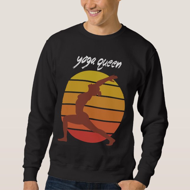 Sweatshirt Yoga Queen 71 (Devant)