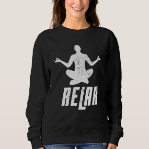 Sweatshirt Yoga Relax Méditation Spirituelle Yogis Poses Fitn