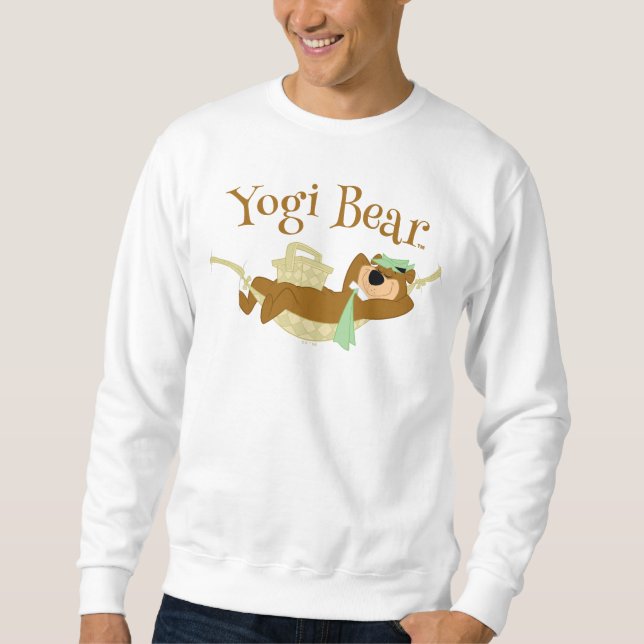 Sweatshirt Yogi Bear Pique-nique Hammock Nap Time (Devant)