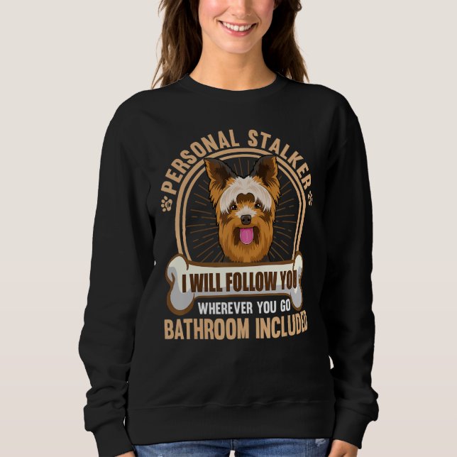 Sweatshirt Yorkie Chien Apparel Pour Yorkshire Terrier Propri (Devant)