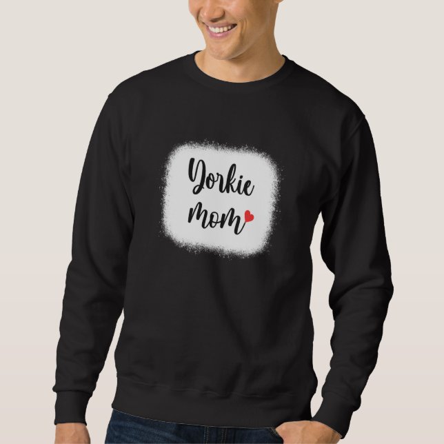 Sweatshirt Yorkie Dog Mom Womens Yorkshire Terrier (Devant)