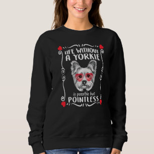 Sweatshirt Yorkie Maman Yorkshire Terrier Yorkie Designs Chie