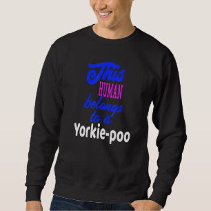 Sweatshirt Yorkie Poo Chien Caniche Yorkshire Terrier