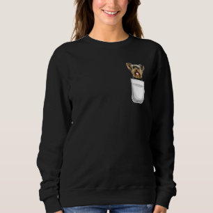 Sweatshirt Yorkie Terrier Yorkshire Puppy Chien Dans Votre Po