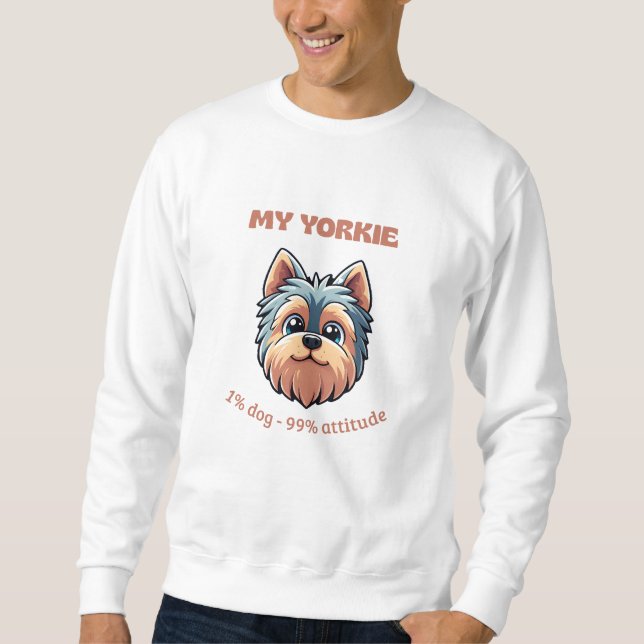 sweatshirt yorkies (Devant)