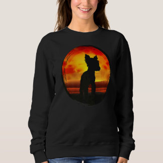 Sweatshirt Yorkshire Terrier Chien Retro 1