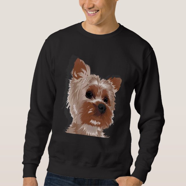 Sweatshirt Yorkshire Terrier Chien Yorki Chien Organisateur (Devant)