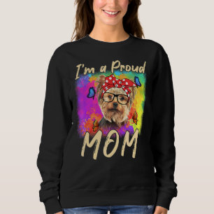 Sweatshirt Yorkshire Terrier Fête des Mères Je suis fier York