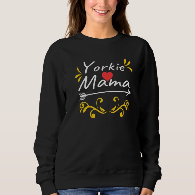 Sweatshirt Yorkshire Terrier mignon Yorkie Chien (Devant)