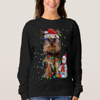 Sweatshirt Yorkshire Terrier Noël Noël Noël Noël Noël Noël No