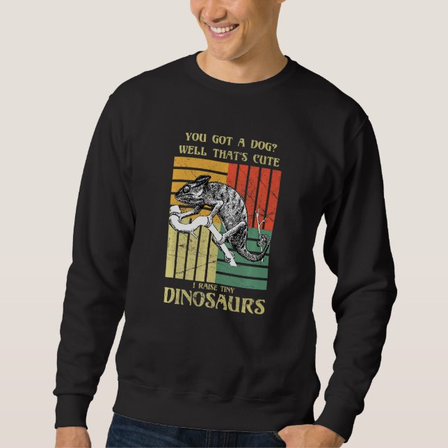 Sweatshirt You got a dog Well that's cute I raise tiny dinosa (Devant)