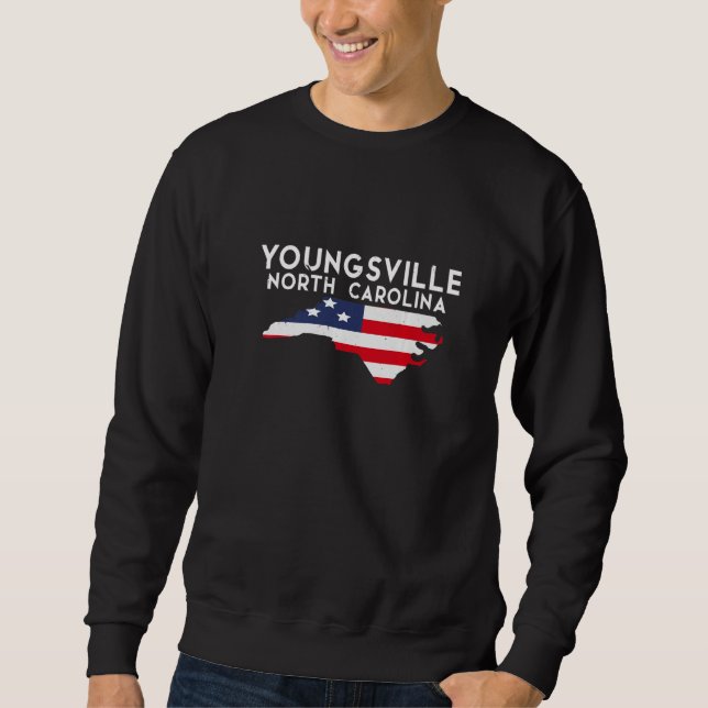 Sweatshirt Youngsville North Carolina USA State America Trave (Devant)
